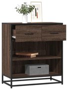 vidaXL Συρταριέρα καφέ δρυς 68x35x76 cm Κατασκευασμένο ξύλο