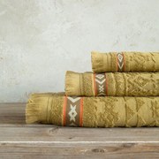 Πετσέτα Marise Beige Gold Nima Σώματος 70x140cm 100% Cotton