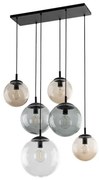 Κρεμαστό Φωτιστικό Οροφής 140cm 6xE27 15W IP20 Esme TK Lighting-4819-Πολύχρωμο 4819