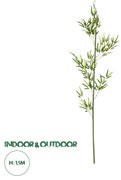 GloboStar® Artificial Garden BAMBOO BRANCH 20438 Τεχνητό Διακοσμητικό Κλαδί Μπαμπού Υ150cm