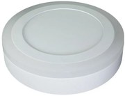 LED Εξωτερικό Πάνελ mini 12W+3w στρογγυλό με φωτεινό στεφάνι Ψυχρό Λευκό 4895