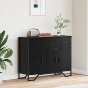 vidaXL Μπουφές Μαύρης Δρυός 97x32.5x74.5 cm Επεξεργασμένο Ξύλο