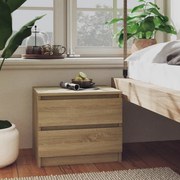 Κομοδίνο Sonoma Δρυς 50 x 39 x 43,5 εκ. από Επεξ. Ξύλο 806199