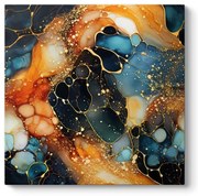 Πίνακας σε καμβά &quot;Universal Texture Abstract&quot; Megapap ψηφιακής εκτύπωσης 100x100x3εκ.