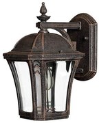 Φανάρι  Απλίκα Φωτιστικό Τοίχου 1xE27  Μόκα  IP44 Wabash HK-WABASH2-S Elstead Lighting-HK-WABASH2-S-Μπρονζέ HK-WABASH2-S