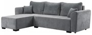 ΓΩΝΙΑΚΟΣ ΚΑΝΑΠΕΣ ΚΡΕΒΑΤΙ Migros ΓΚΡΙ ΧΡΩΜΑ 268x167x80εκ 21045241
