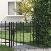 vidaXL Πόρτα Περίφραξης με Λόγχες 100 x 75 εκ.