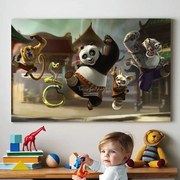 Παιδικός πίνακας σε καμβά Kung Fu Panda KNV0178 45cm x 65cm