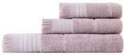 Πετσέτες Plush (Σετ 3τμχ) Dusty Lilac Nima Σετ Πετσέτες 70x140cm 100% Βαμβάκι