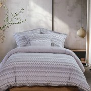Παπλωματοθήκη Energy (Σετ 3τμχ) Grey Nef-Nef Homeware Υπέρδιπλo 240x230cm 100% Βαμβακοσατέν