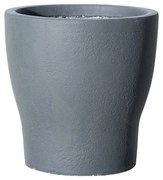 Supergreens Γλάστρα Πήλινη "Industrial" Γκρι M 34x34x34 εκ.