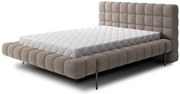 Επενδυμένο κρεβάτι Cloud-Kafe Anoixto-140 x 200 - 184.00Χ244.00Χ106.00cm