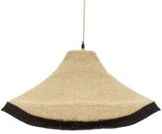 Φωτιστικό Οροφής Hatty 311-000014 Φ60x115cm E27 Natural-Black Inart