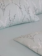 Σετ Σεντόνια Cotton Feelings 2054 Aqua Μονό με λάστιχο(105x205+30)