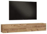 Έπιπλο τηλεόρασης επιτοίχιο Dello pakoworld sonoma 180x31.6x29.6εκ