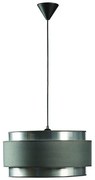 Κρεμαστό Φωτιστικό Οροφής E27 IP20 Διπλό Arkolight-Ρ424-41/40-Γκρι Ρ424-41/40