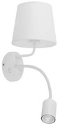 Φωτιστικό Τοίχου - Απλίκα Maja 2335 40x50cm 1xΕ27 15W &amp; 1xG10 10W White TK Lighting