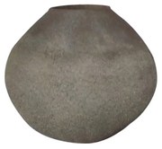 Βάζο Γυάλινο Asena 020634 D18xH17cm Beige Glass