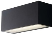 Φωτιστικό Τοίχου - Απλίκα Twin LED-W-TWIN-XL ANT 40W Led 30x10,8x12cm Anthracite Intec