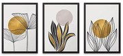 Πίνακας "Plants" Megapap 3 τμχ. σε πλαίσιο 35x45x2εκ.-GP033-0008