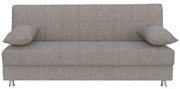 Καναπές Κρεβάτι Τριθέσιος ArteLibre LAURA Μπεζ 190x84x86cm