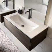 Νιπτήρας Ένθετος Επίπλου Deciso 100 White BDDEC100WH 100,5x46x12cm Karag Τεχνογρανίτης