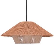 Κρεμαστό Φωτιστικό Οροφής Jarpie Inart Ε27 rope Φ49.5x20εκ 299-000024-299-000024-Μπεζ 299-000024