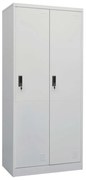 vidaXL Ντουλάπα Ανοιχτό Γκρι 80 x 50 x 180 εκ. από Χάλυβα