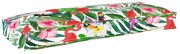 vidaXL Μαξιλάρι παλέτας για πάγκο Floral Πολύχρωμο 100 x 40 x 8 εκ