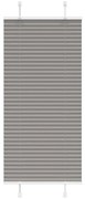 vidaXL Πλισέ περσίδα Ανθρακί 55x150 cm Πλάτος υφάσματος 54,4 cm