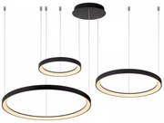 Φωτιστικό Κρεμαστό Lucide 46403-99-30 VIDAL Μαύρο Ματ (Black Mat)|Λευκό (White) 2700 K