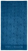 Πετσέτα Θαλάσσης (90x170) Feel &amp; Touch Icon Ocean Blue