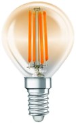 Λαμπτήρας 45x75mm G45 E14 Led Filament Dimmable Amber 6w 3000K 660lm Just Led B144506301