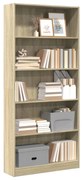 Βιβλιοθήκη Sonoma Δρυς 80 x 24 x 176 εκ. από Τεχνητό Ξύλο
