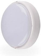 Απλίκα Φωτιστικό Τοίχου Χελώνα LED 15W 4000K IP54 Λευκό 1595 Lucas-1595-Λευκό 1595