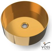 Νιπτήρας Milo Voss-Gold - brushed-Διάμετρος 33 εκ.