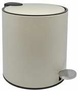 Καλάθι Μπάνιου 5lt Soft Close Μπεζ Ματ Inox ANKOR