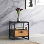 Κομοδίνο Με Ντουλάπι &amp; Ράφι (45x41x50) A-G Altunizade 854KLN3912 Anthracite