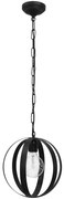 Κρεμαστό Φωτιστικό Οροφής Lama 25 1L Pendel μαύρο Heronia-34-0068-Μαύρο 34-0068