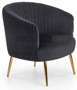 Leisure Πολυθρονα Μαυρη