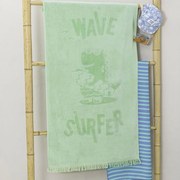 Πετσέτα Θαλάσσης Παιδική Surf Jacquard Green Nima Θαλάσσης 70x140cm 100% Βαμβάκι