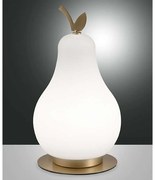 Φωτιστικό Επιτραπέζιο Wilma 3763-30-102 Φ12x23cm Dim Led 780lm 8W Brass-White Fabas Luce