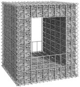 vidaXL Συρματοκιβώτιο Στύλος 50 x 50 x 60 εκ. Σιδερένιο