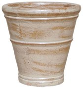 Κασπώ Πήλινο 06-00-21273-S Φ32x32cm Ecru-Terracotta Marhome Πηλός