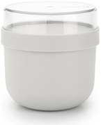 Μπολ πρωινού Brabantia Make&Take 1006298, 500+180 ml, Βιδωτό καπάκι, χωρίς BPA, Γκρι