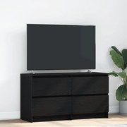 ντουλάπι τηλεόρασης Μαύρο 100x35x54 cm Κατασκευασμένο ξύλο 861797