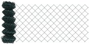 Φράχτης αλυσίδας Πράσινο 10 x 0.8 μ Ατσάλι