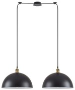 Φωτιστικό Οροφής Magnum 77-8698 100x40x300cm 2xE27 60W Black-Bronze Homelighting