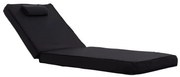 ΜΑΞΙΛΑΡΙ ΞΑΠΛΩΣΤΡΑΣ TEXTILENE 600gr/m2 2X1 SIFNOΜΑΥΡΟ HM11237.05T 194x70x11 εκ.