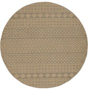 Χαλί Sahara 062A Beige Round New Plan 120X120cm Round